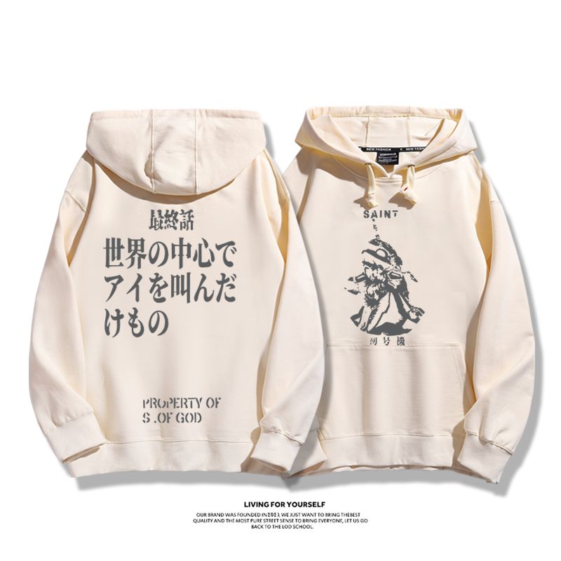 新世紀福音戰士新款 親子情侶男女款連帽衛衣-CASEZONE