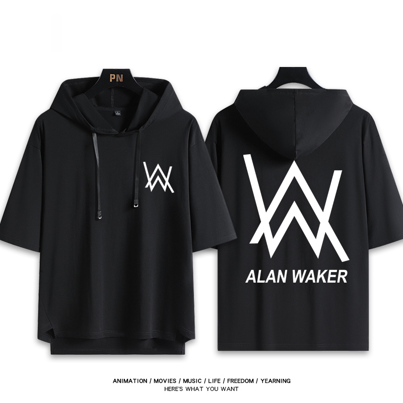 艾倫沃克 Alan Walker 連帽短袖T恤-CASEZONE