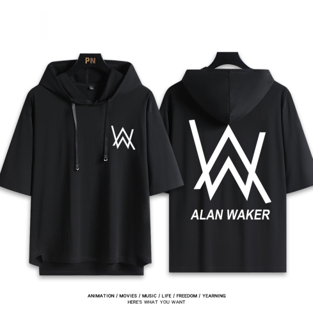 艾倫沃克 Alan Walker 連帽短袖T恤-CASEZONE