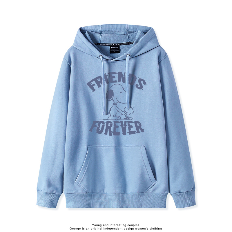 史努比 聯名衛衣2025秋冬新款親子情侶裝連帽衛衣