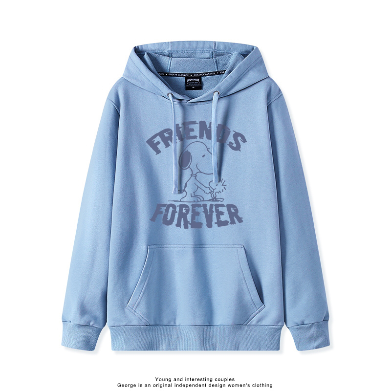 史努比 聯名衛衣2025秋冬新款親子情侶裝連帽衛衣