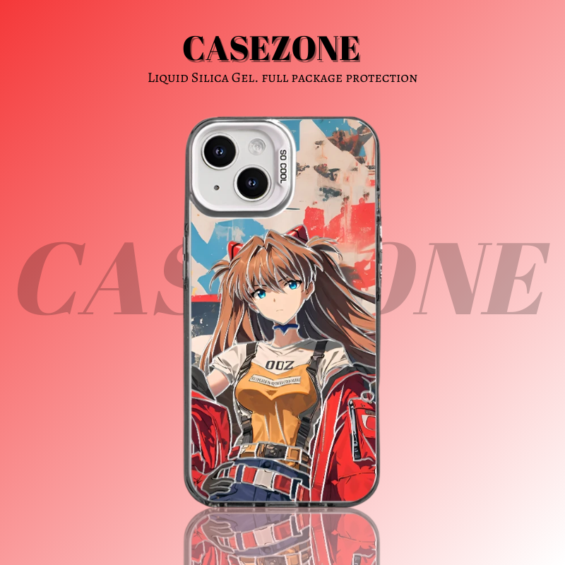 EVA新世紀福音戰士彩銀防摔手機殼-CASEZONE