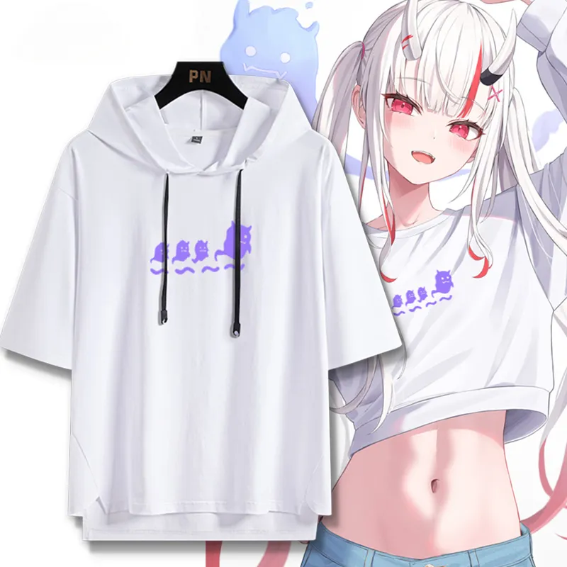 Vtuber Hololive新款 親子情侶男女款連帽短袖T恤