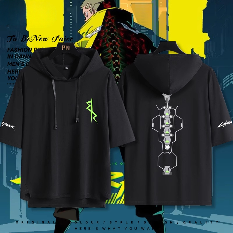 電馭叛客 連帽短袖T恤-CASEZONE