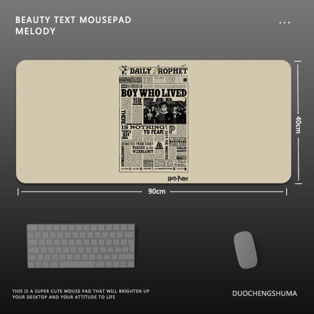 哈利波特 主題桌墊 布質滑鼠墊-CASEZONE