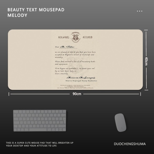 哈利波特 主題桌墊 布質滑鼠墊-CASEZONE