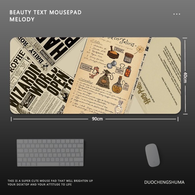 哈利波特 主題桌墊 布質滑鼠墊-CASEZONE