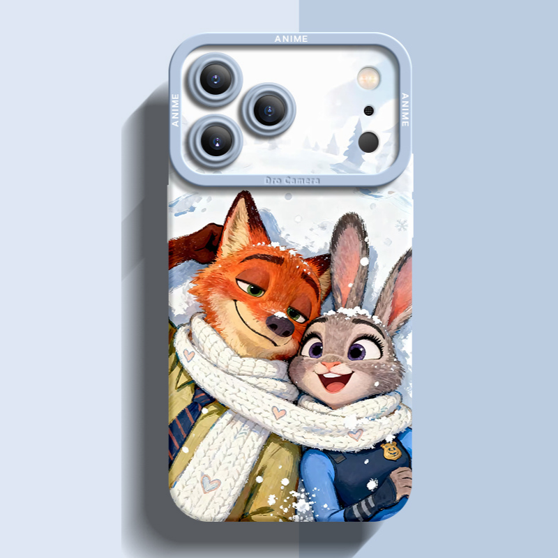 動物方城市液態矽膠全包防摔軟殼