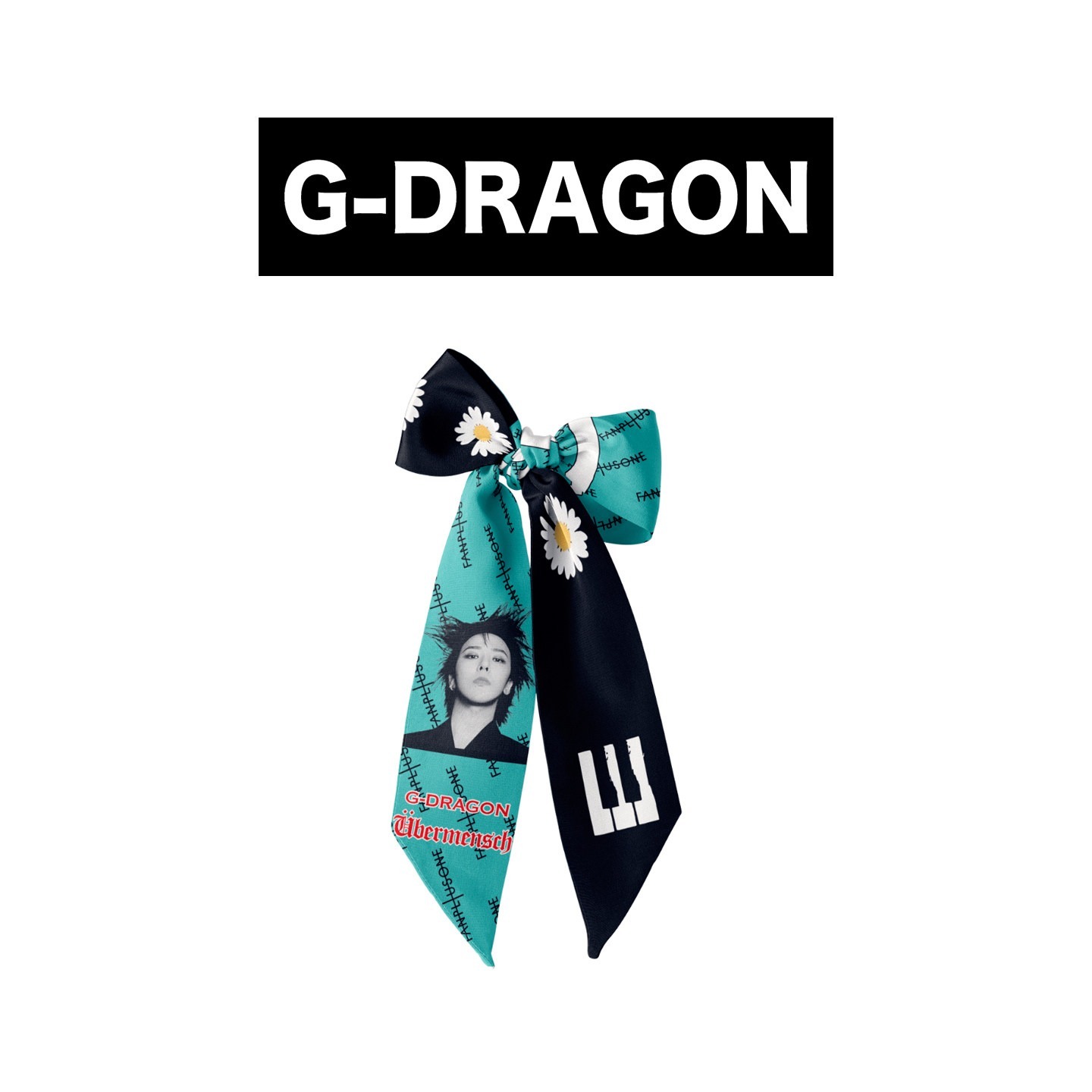 權志龍 GD 原創定製 演唱會概念應援方巾絲巾