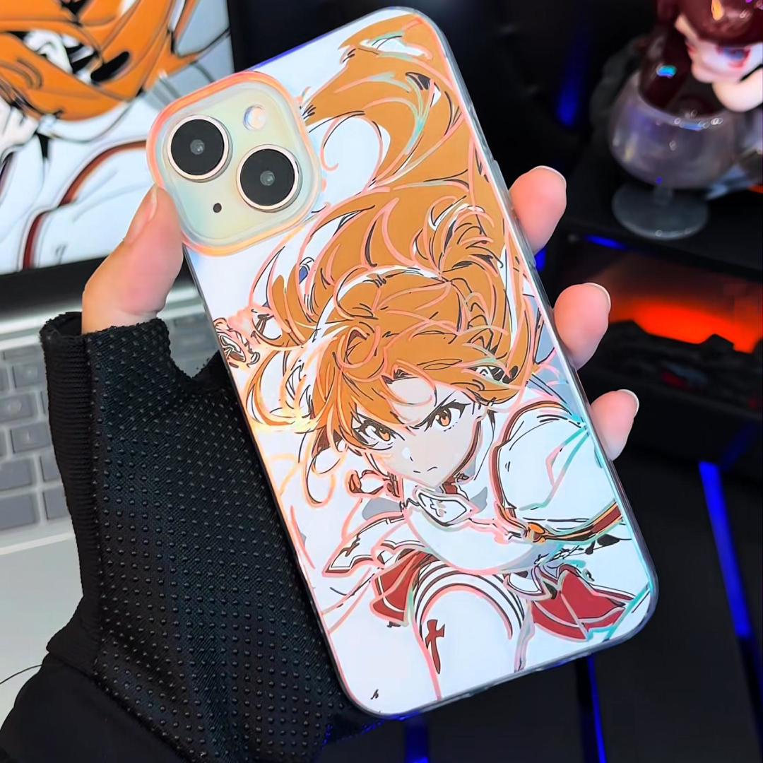 【大集合】動漫極光金漸變手機殼