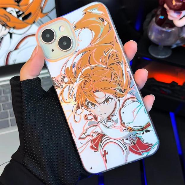 【大集合】動漫極光金漸變手機殼