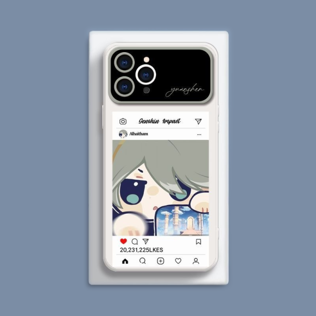 原神液態大視窗全包矽膠防摔軟殼-CASEZONE