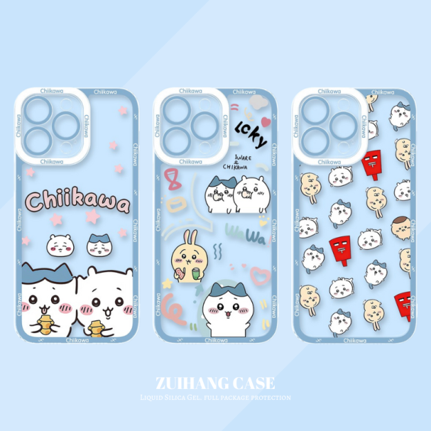 Chiikawa天使眼透明防摔軟殼-CASEZONE