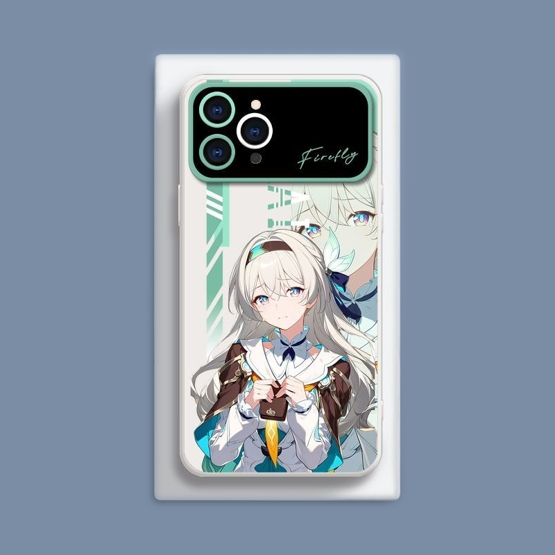 星穹鐵道流螢液態大視窗全包矽膠防摔軟殼-CASEZONE