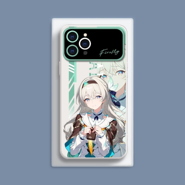 星穹鐵道流螢液態大視窗全包矽膠防摔軟殼-CASEZONE