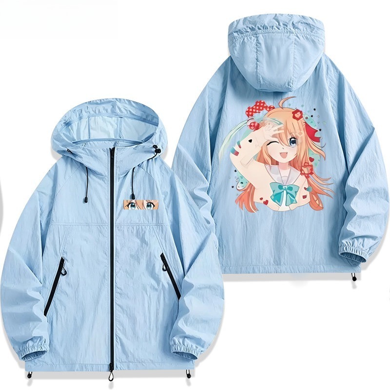 Neurosama Evil neuro牛肉AI虛擬主播 男女輕薄透氣防曬服外套