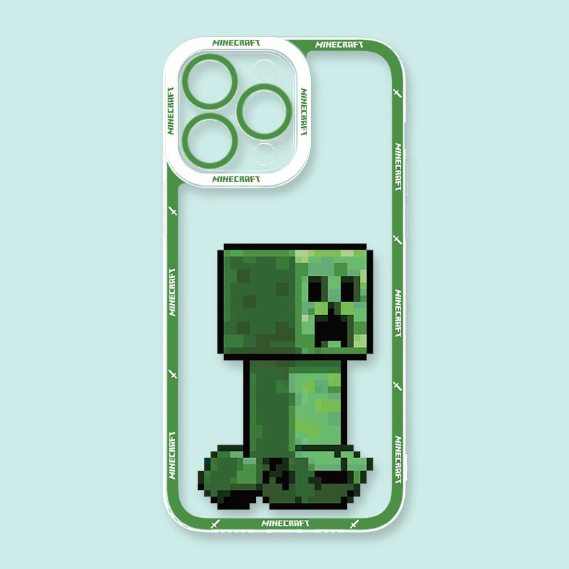 Minecraft我的世界透明防摔軟殼-CASEZONE
