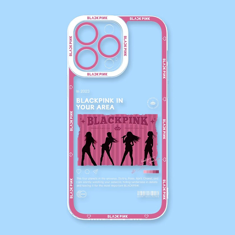 BlackPink透明防摔軟殼-CASEZONE