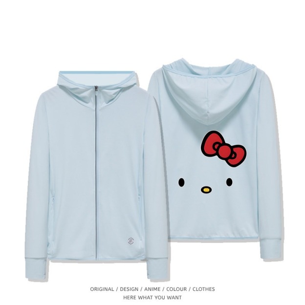 凱蒂貓 Hello Kitty 夏季通勤冰絲速乾涼感防曬外套