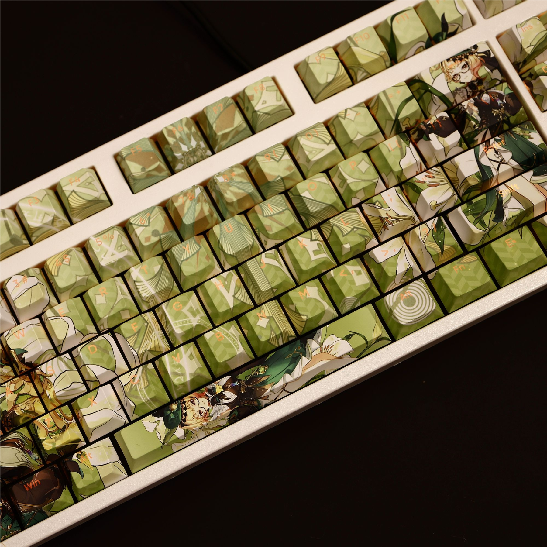 艾梅莉埃透光RGB108鍵標準配列衛星軸鍵帽-CASEZONE