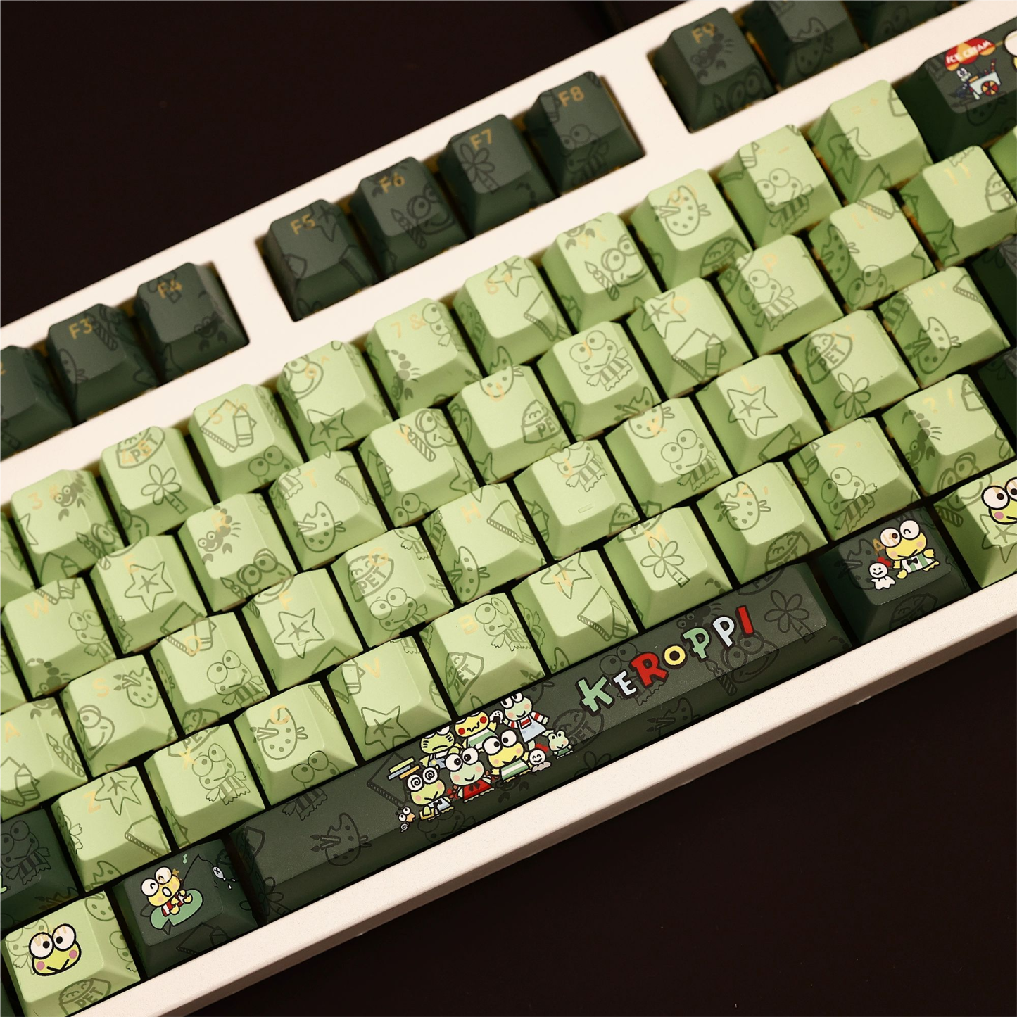 可洛比透光RGB108鍵標準配列衛星軸鍵帽-CASEZONE