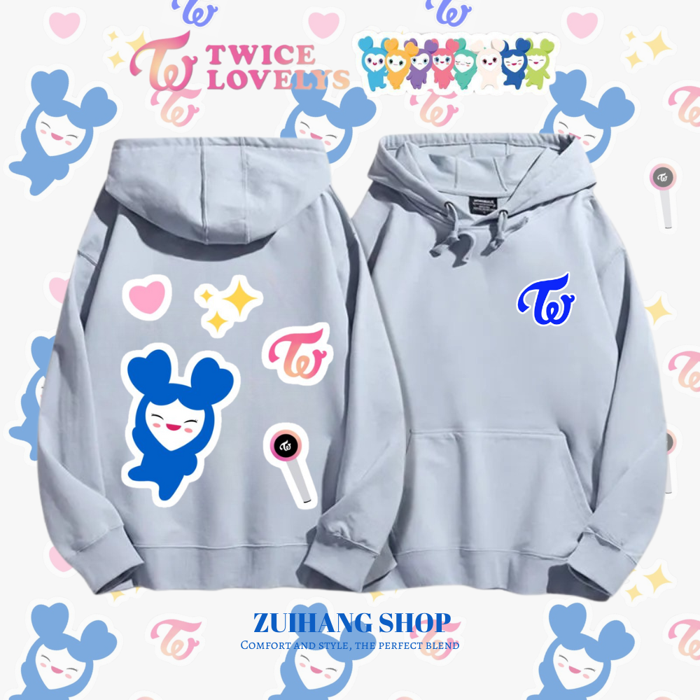 Twicelovely新款 親子情侶男女款連帽衛衣-CASEZONE