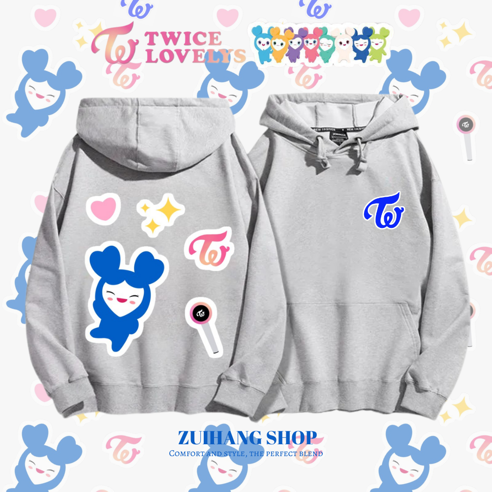 Twicelovely新款 親子情侶男女款連帽衛衣-CASEZONE