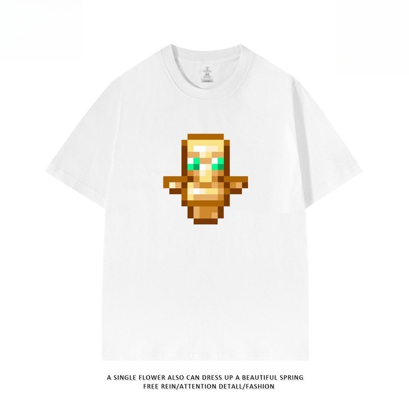 Minecraft不死圖騰 印花短袖T恤