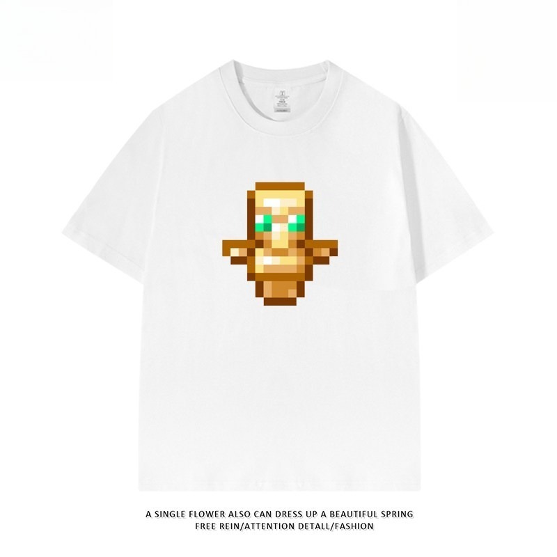 Minecraft不死圖騰 印花短袖T恤