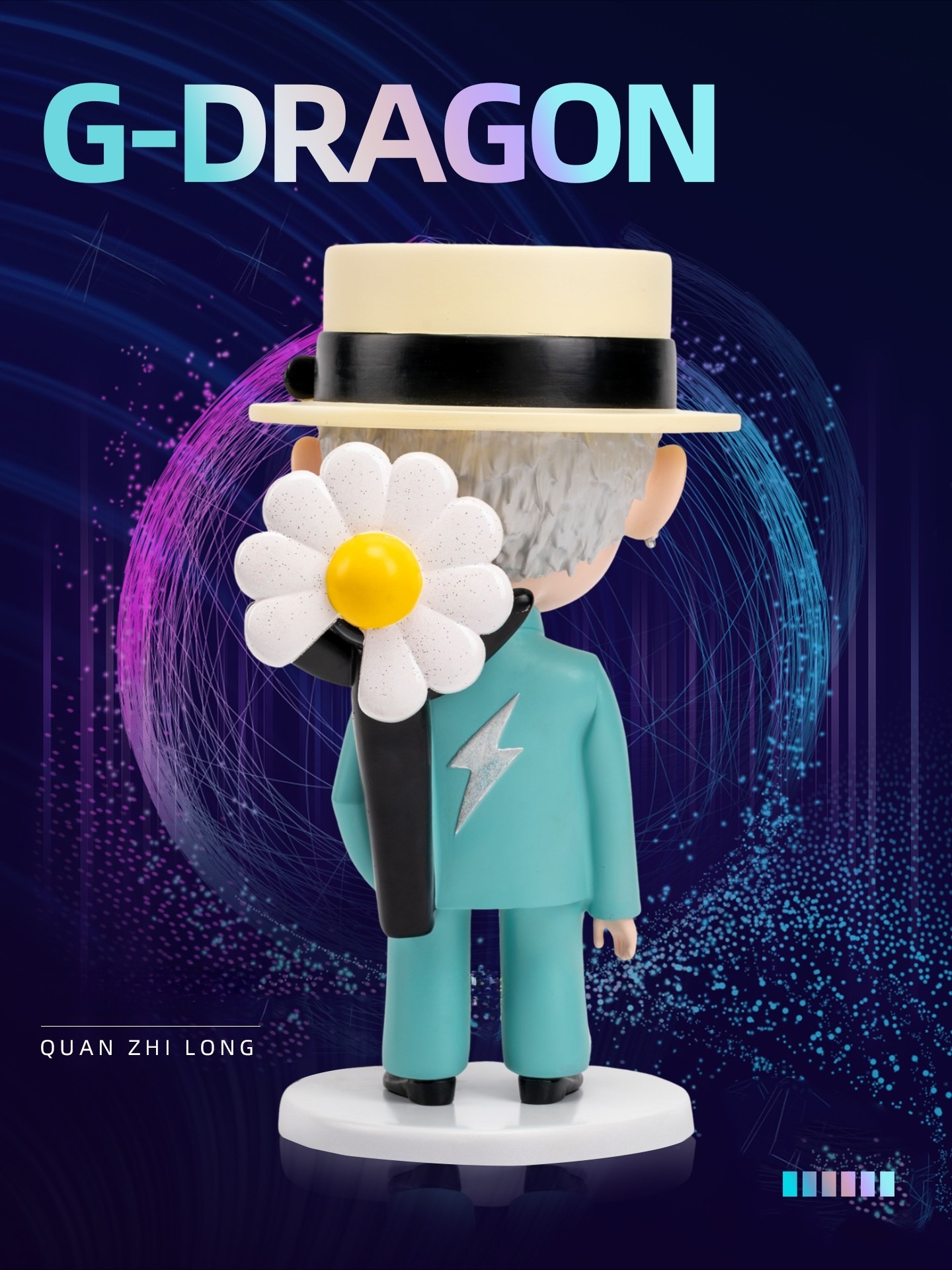 致敬 權志龍 GD G-Dragon 2025舞台藍色西裝-CASEZONE