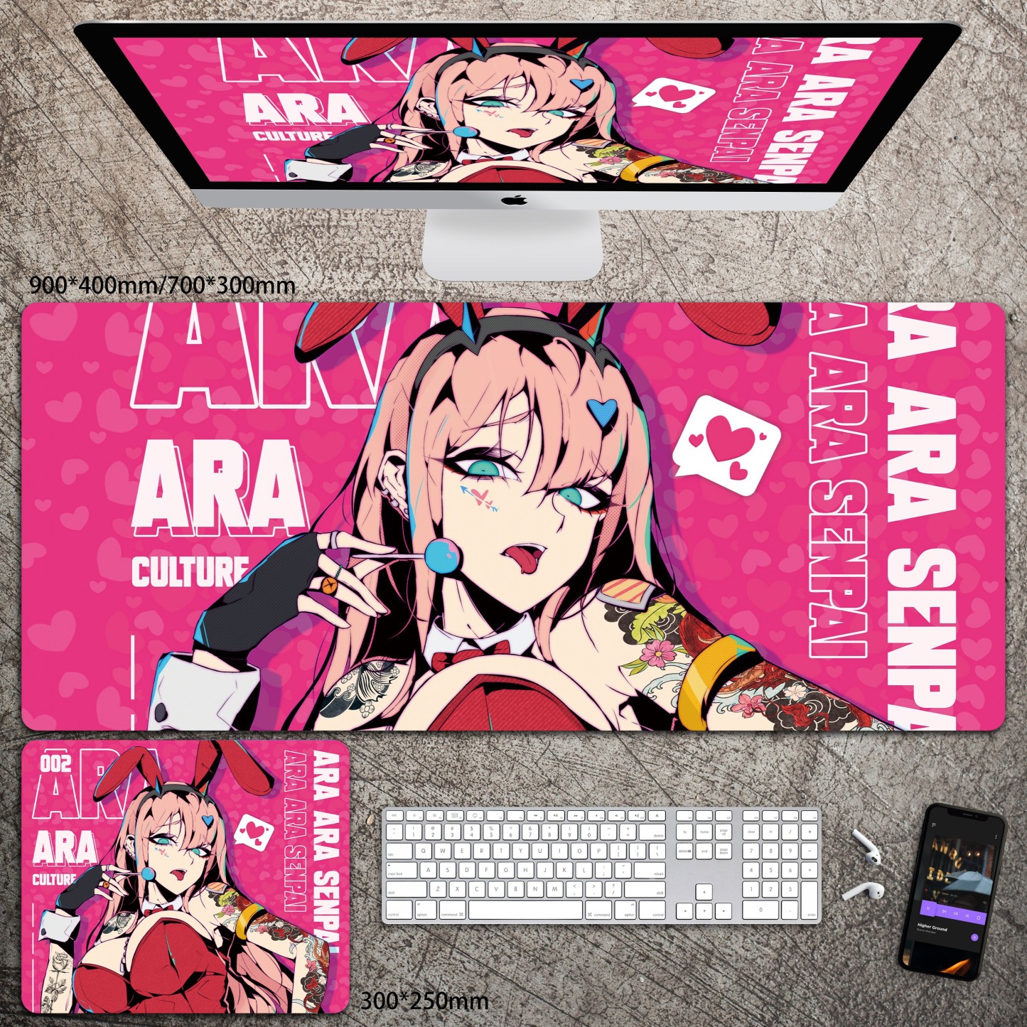 動漫系列 主題桌墊 布質滑鼠墊-CASEZONE