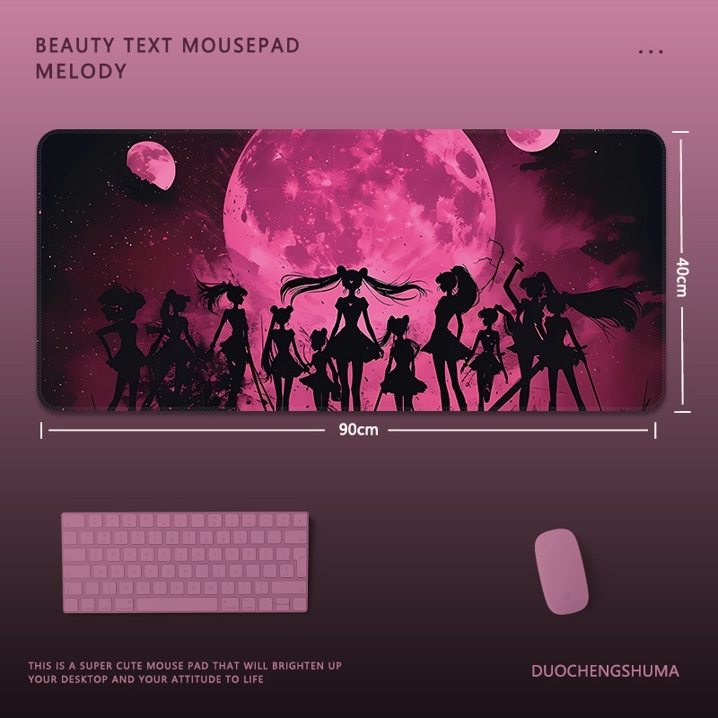 美少女戰士 主題桌墊 布質滑鼠墊-CASEZONE