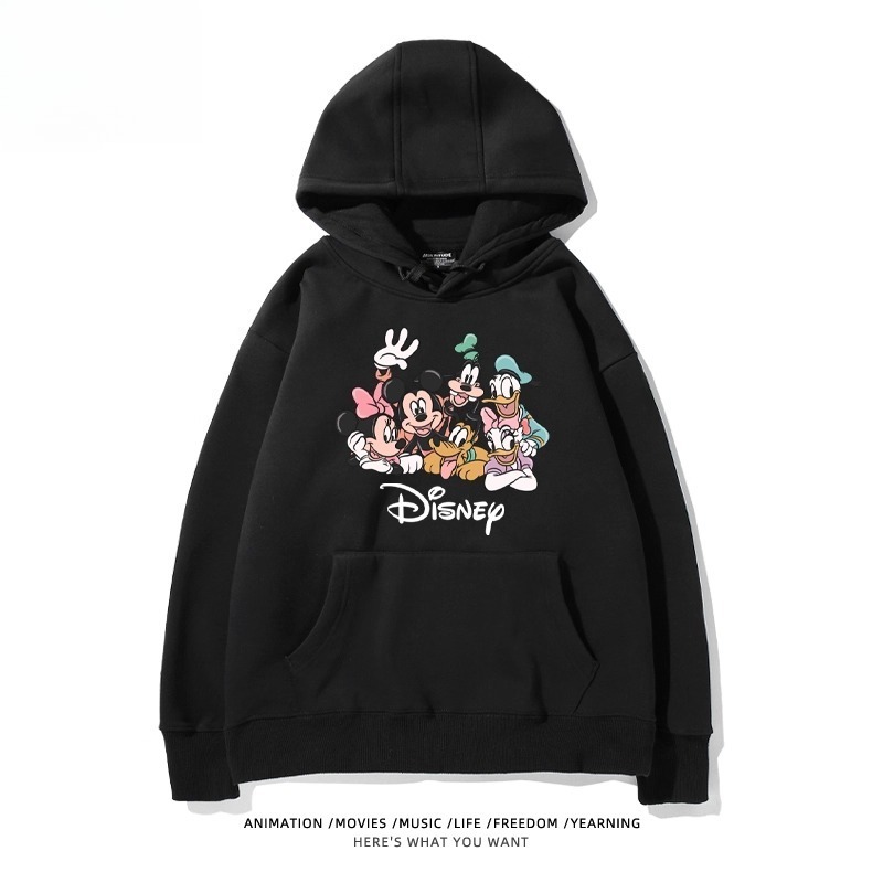 米老鼠米奇米妮 聯名衛衣2025秋冬新款親子情侶裝連帽衛衣