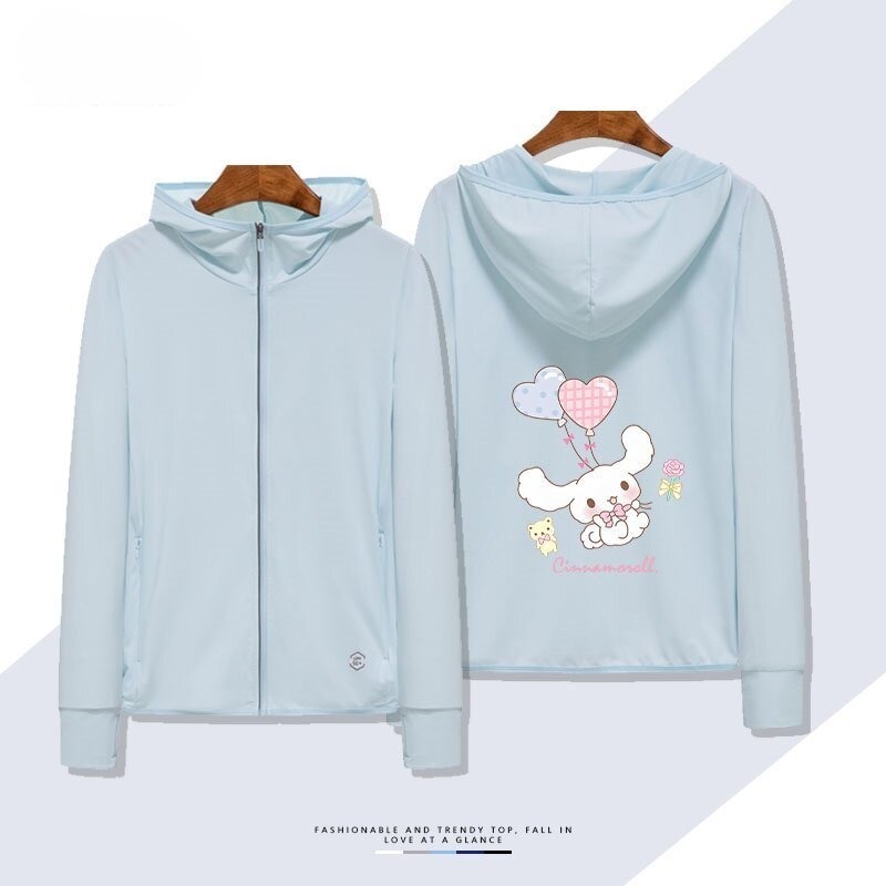 大耳狗 Cinnamoroll 夏季通勤冰絲速乾涼感防曬外套