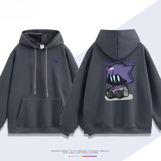 瓦羅蘭特歐門貓貓新款 親子情侶男女連帽衛衣