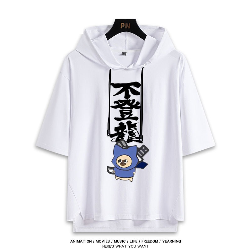 魔物獵人新款 親子情侶男女款連帽短袖T恤