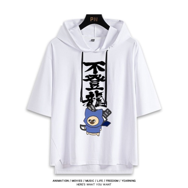 魔物獵人新款 親子情侶男女款連帽短袖T恤