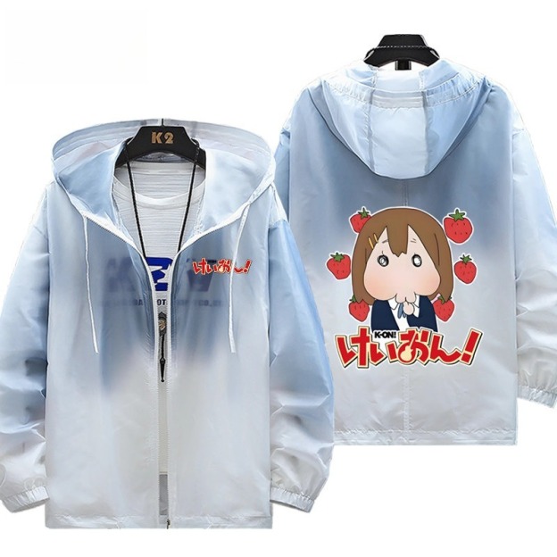 輕音少女 輕薄透氣漸變防曬衣外套