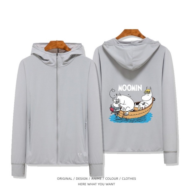 Moomin 嚕嚕米 夏季通勤冰絲速乾涼感防曬外套