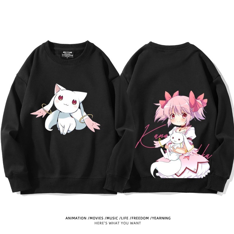 魔法少女小圓聯名親子情侶裝 圓領長袖