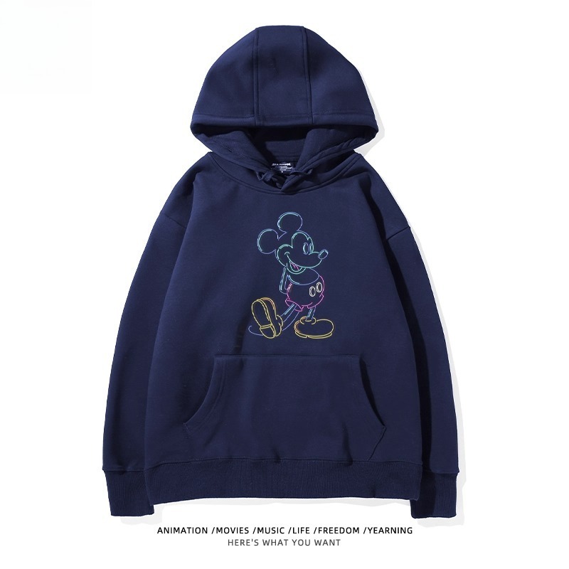 米老鼠米奇米妮 聯名衛衣2025秋冬新款親子情侶裝連帽衛衣