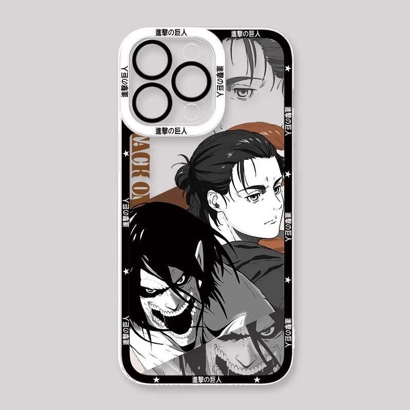 進擊的巨人透明防摔軟殼-CASEZONE