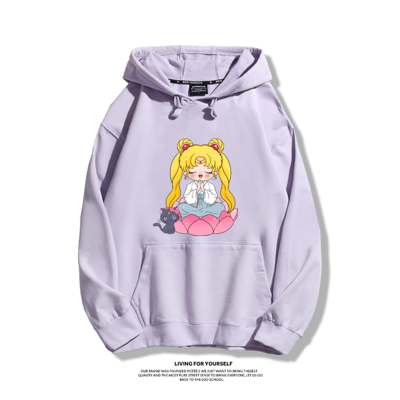 美少女戰士新款 親子情侶男女款連帽衛衣-CASEZONE