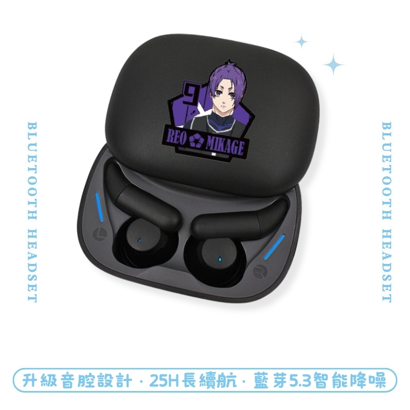 藍色監獄睡眠真無線藍芽耳機
