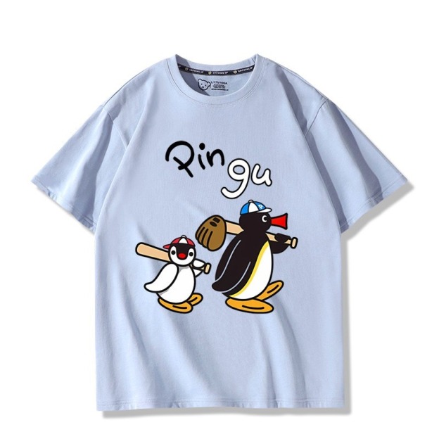Pingu企鵝家族周邊 印花短袖T恤