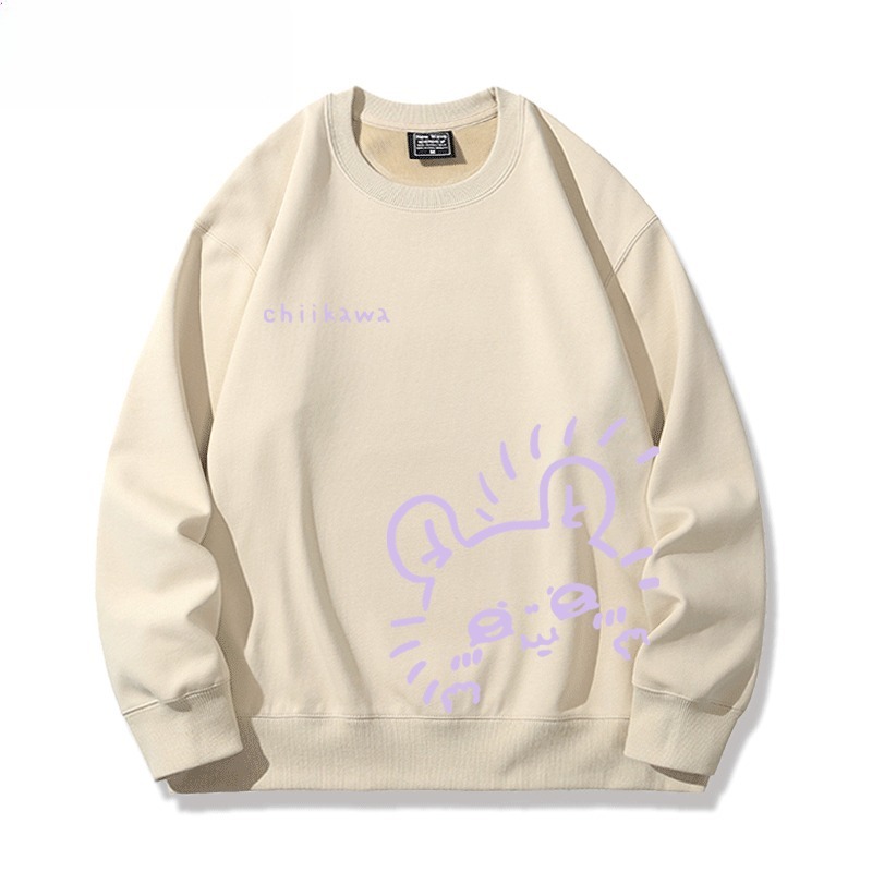 Chiikawa 聯名親子情侶裝 圓領長袖