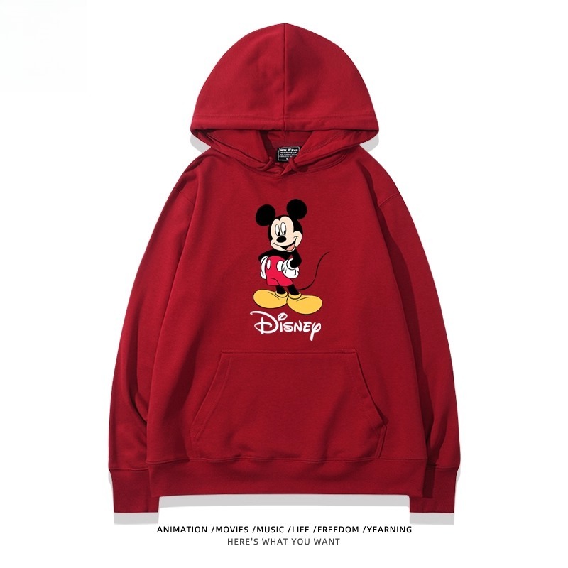 米老鼠米奇米妮 聯名衛衣2025秋冬新款親子情侶裝連帽衛衣