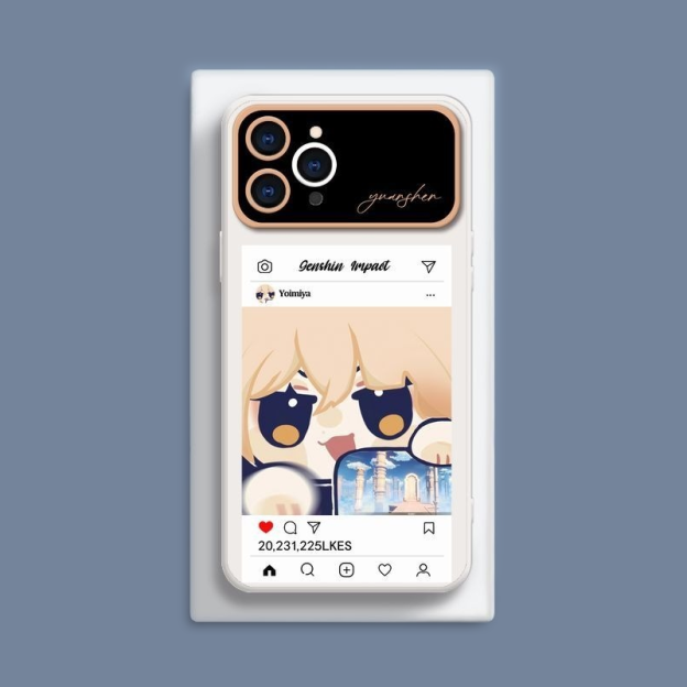 原神液態大視窗全包矽膠防摔軟殼-CASEZONE