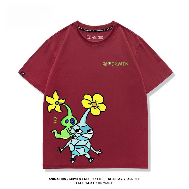 皮克敏PIKMIN4 印花短袖T恤