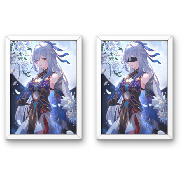 崩壞:星穹鐵道3D動漫立體畫海報 - 3D漸層與立體效果